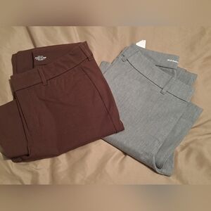 Old Navy Brown & Grey Dresspants